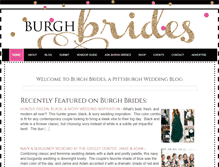 Tablet Screenshot of burghbrides.com